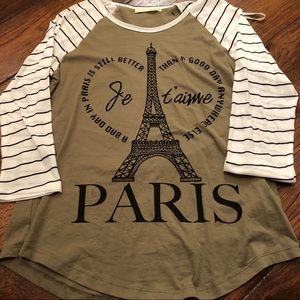 Paris three-quarter length top